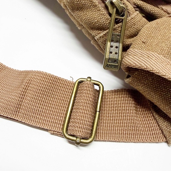 Ahmik Cotton Canvas Crossbody Sling Bag - Picture 15 of 15